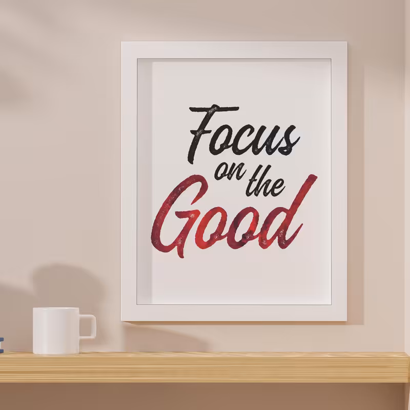 تابلو مدل انگیزشی روی خوبی تمرکز کن کد WFOTG