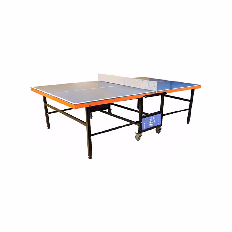 میز پینگ پنگ 4 چرخ تاشو شیشه ای المپیک مدل P1