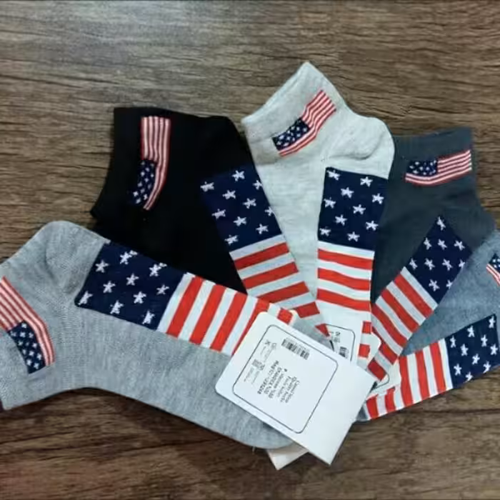 جوراب طرح پرچم-ضدآمریکایی