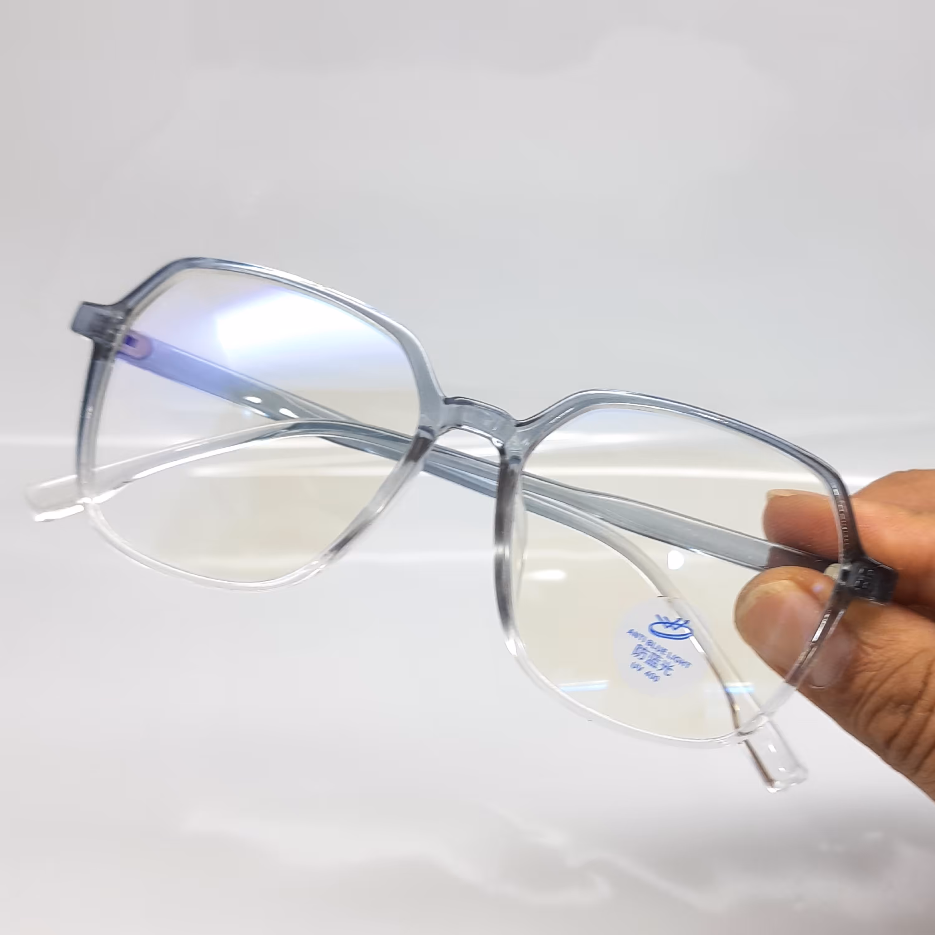 عینک طبی اسپرت  سایز بزرگ پوشش کامل دور حدقه چشم  مردانه زنانه اسپرت رنگ هایلایت