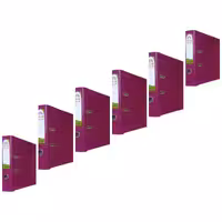 زونکنA4 سلفونی لبه فلزی تیگل دار بنفش ( بسته 6 عددی)