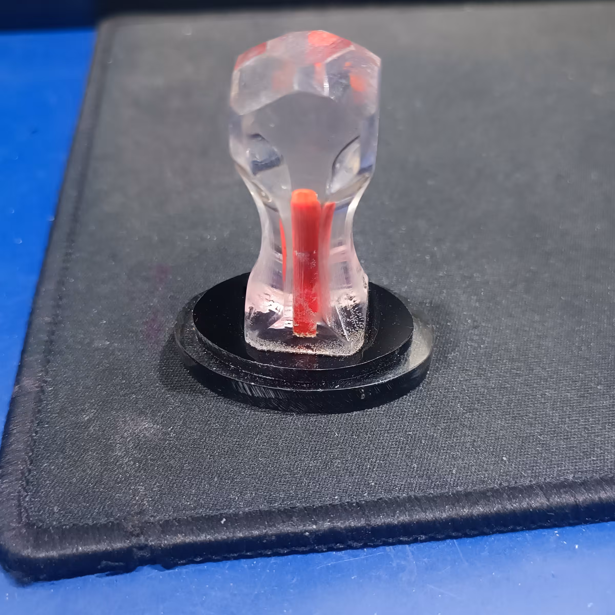 مهر پایه ساده فانتزی طرح کرسیتال  همراه با ساخت ژلاتین