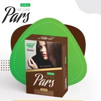رنگ مو گیاهی قهوه ایی پودر رنگ مو گیاهی صد گرمی بسته دو عددی