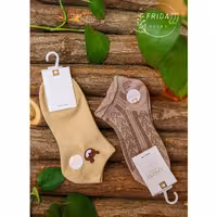 جوراب مچی تدی ساده و جوراب مچی طرح لوزی لب دالبری فرفری