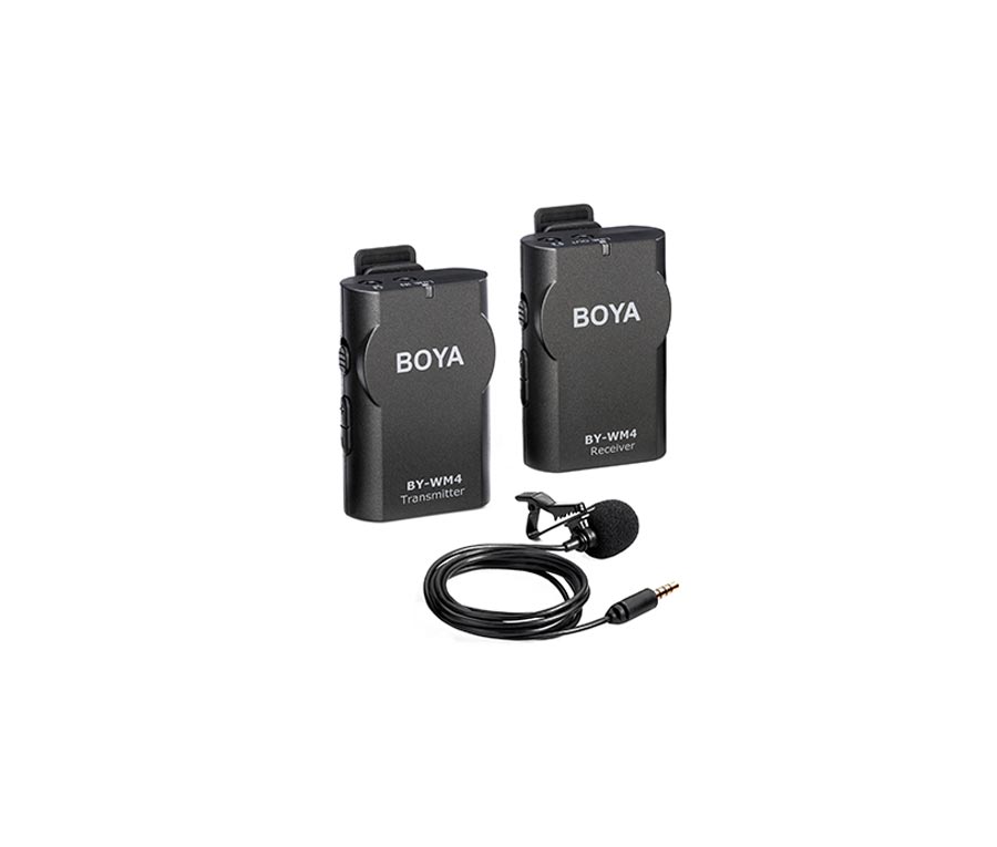 میکروفون وایرلس بویا Boya BY-WM4 Wireless microphone