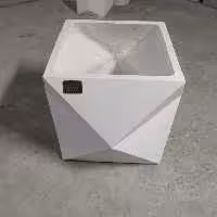 سی عدد باکس گلدان بتنی فوق سبک کد تولید47 کمرباریک 38 سانتیمتری در چهار رنگ (پس کرایه)