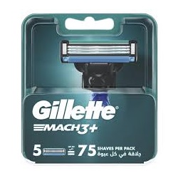 تیغ یدک ژیلت Mach 3 بسته 5 عددی (بسته بندی طلقی)