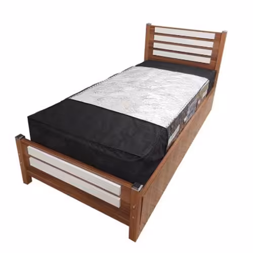 تخت خواب یک نفره مدل سناتور بدون کشو بدون تشک(پس کرایه)