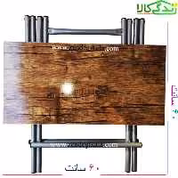 میز تاشو سفری سایز 60 یا ( میز لپ تاب یا میز تحریر یا میز نهار خوری)