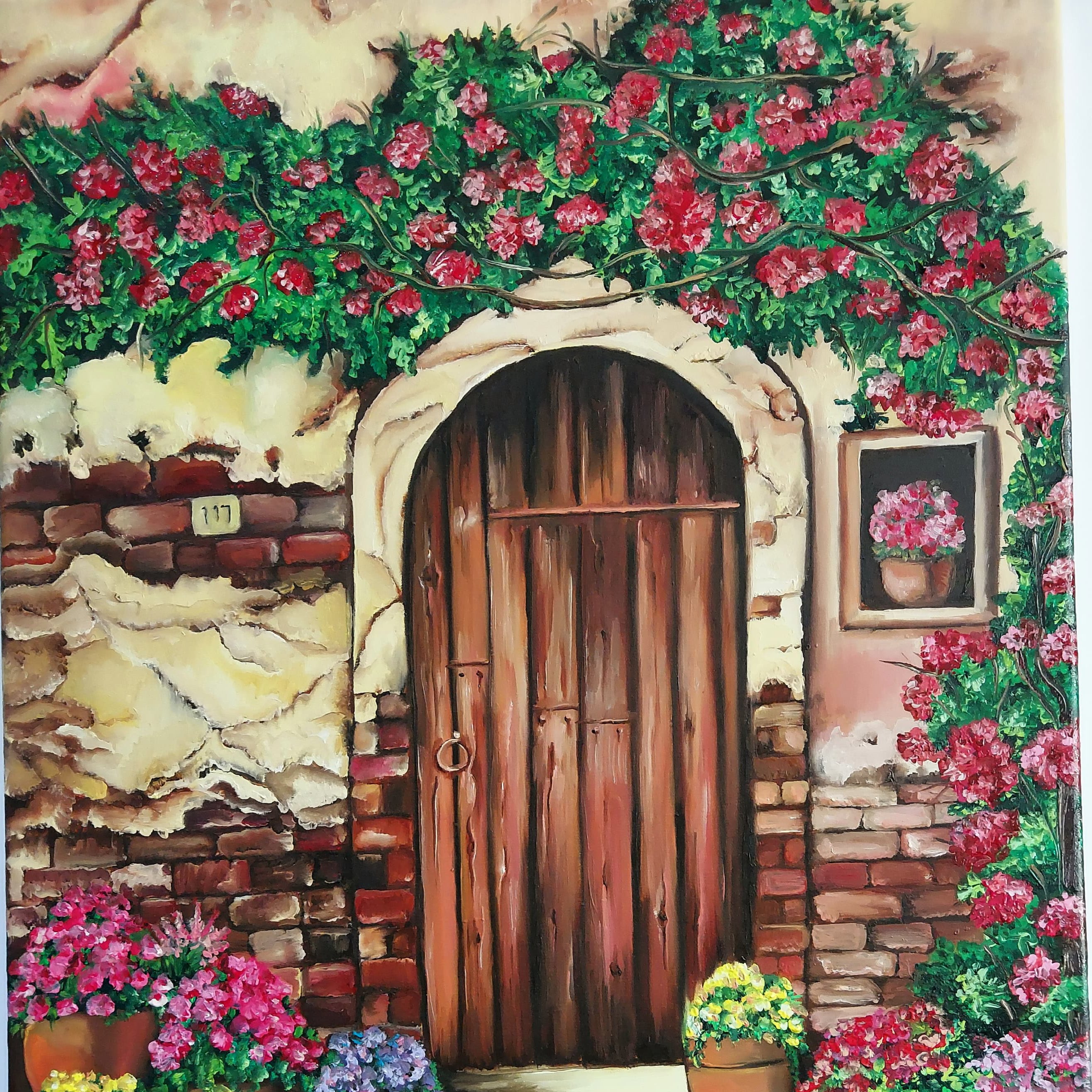 تابلوی نقاشی رنگ روغن دارالسلام من