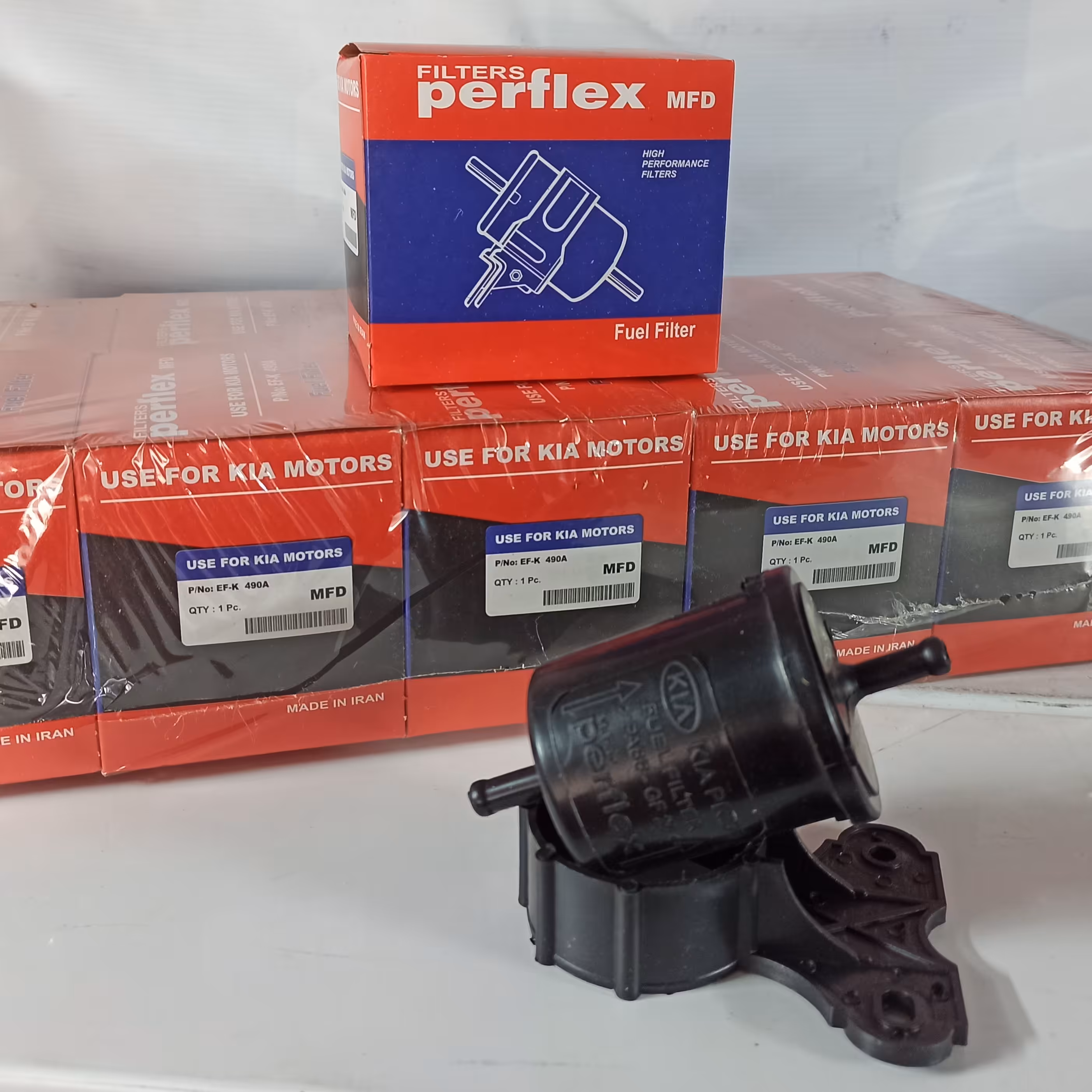 فیلتر بنزین پلیمری پراید دوسر صاف  Perflex 