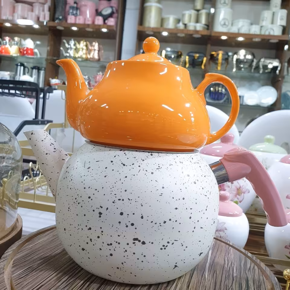 کتری قوری گرانیتی جنس کتری گرانیت خیلی قوی وباکیفیت 