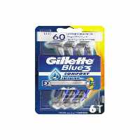 خود تراش ژیلت gillette مدل (6 عددی) blue 3 comfort
