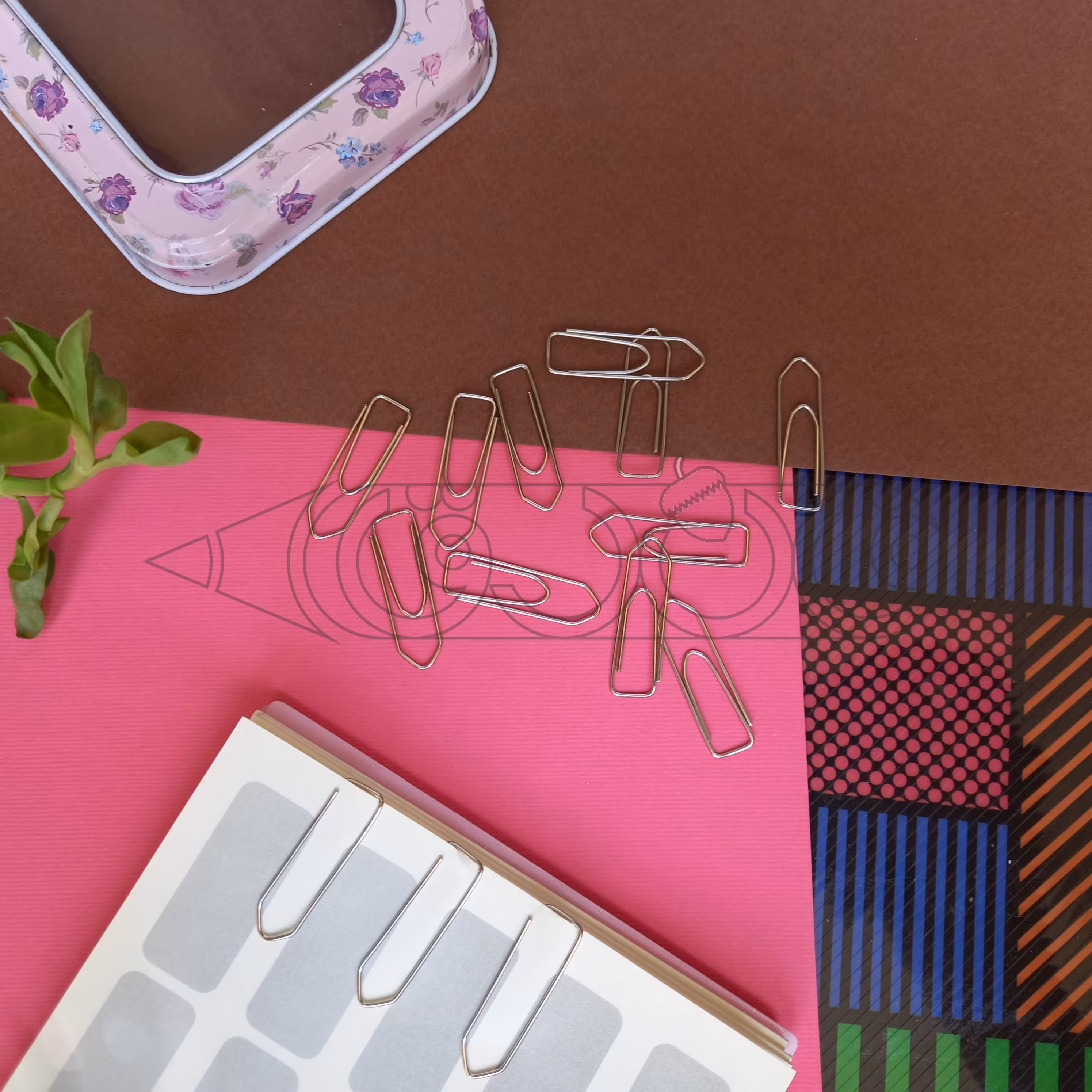 کلیپس - گیره کاغذ 30میلیمتری 100عددی