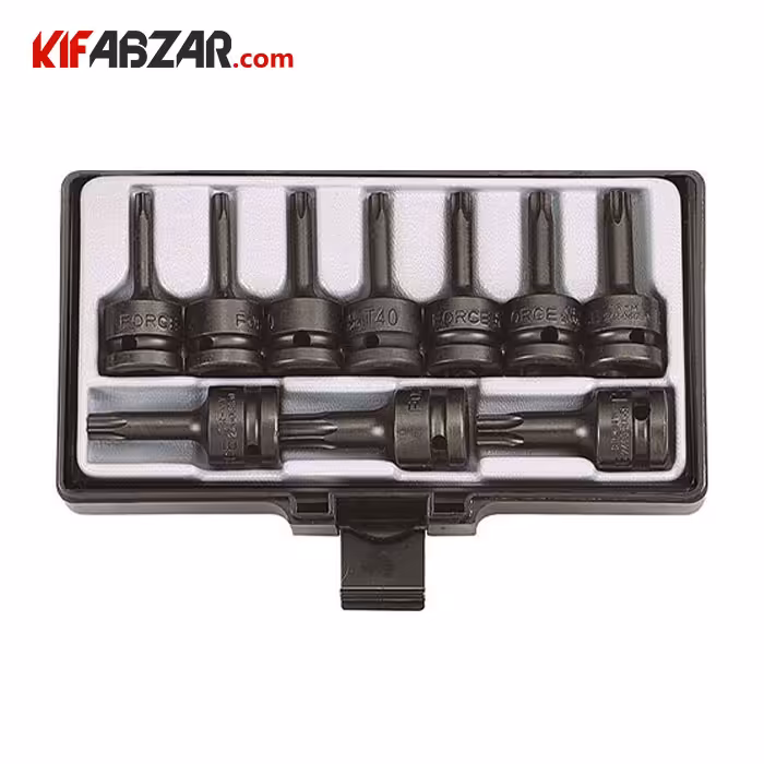 ست آلن بکسی 1/2 اینچ ستاره ای فشار قوی 10 پارچه فورس مدل 41013