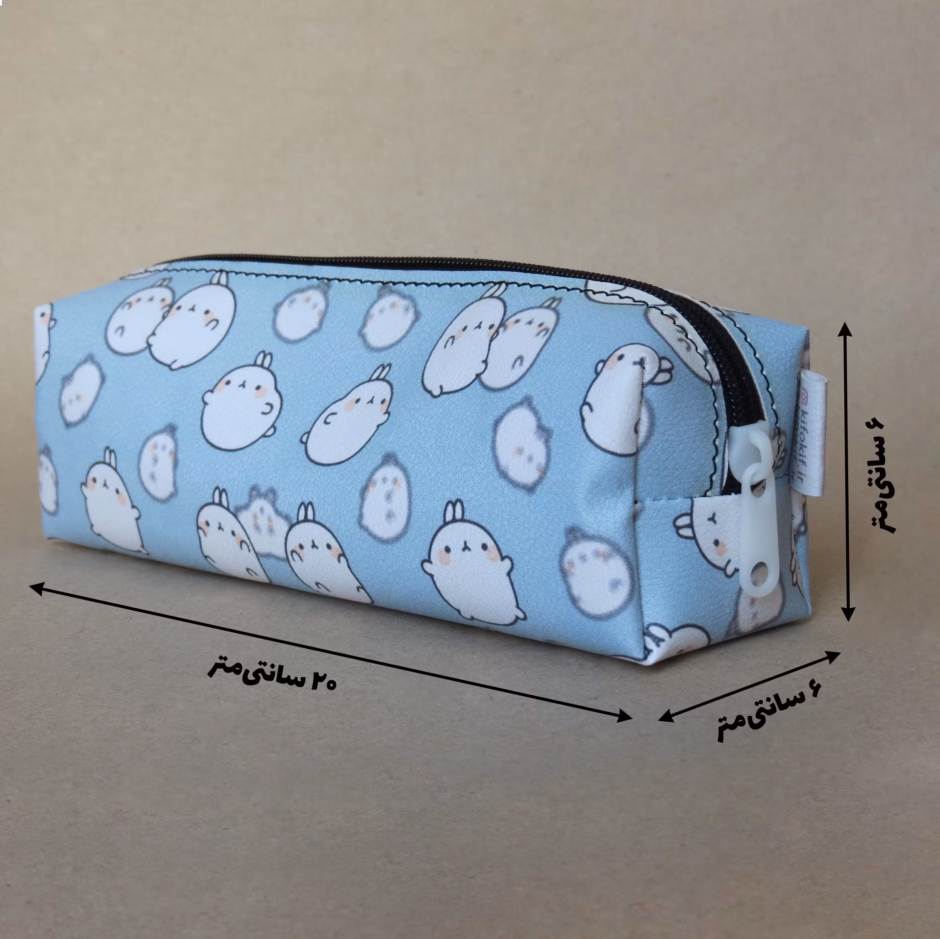 جامدادی فانتزی بزرگ طرح خرگوش (پترن) کد 1129