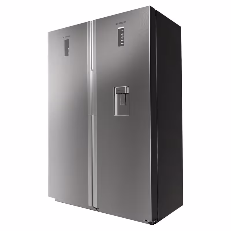 یخچال و فریزر دوقلو اسنوا سری هایپر مدل S5-1190SS و  S6-1190SS رنگ استیل با ارسال رایگان 