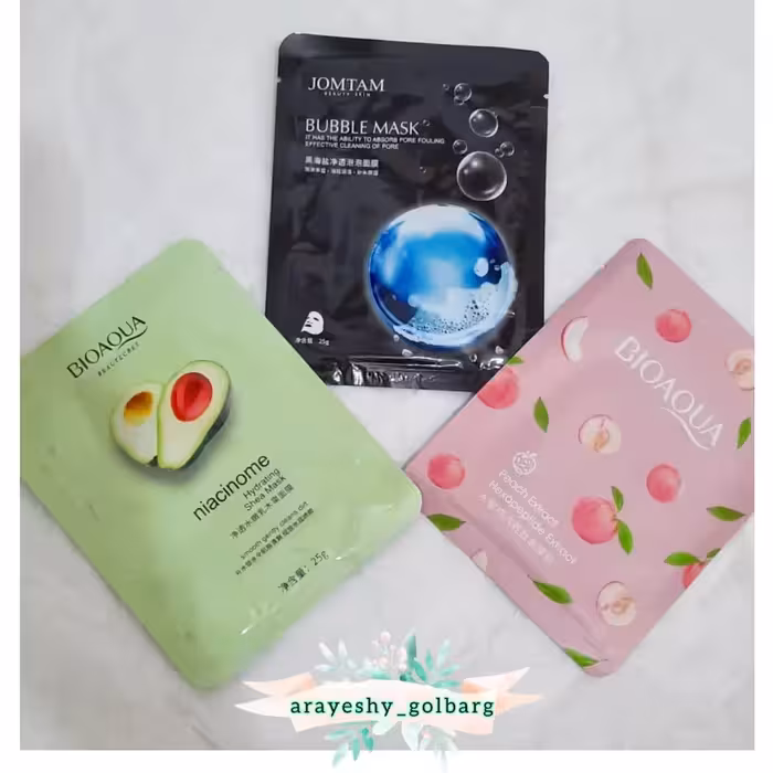 ماسک صورت ورقه ای هلو بیوآکوا