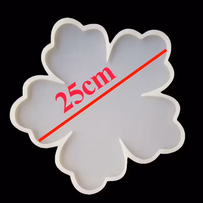 قالب سیلیکونی کد 107 ( گل پنج پر 25 سانت )