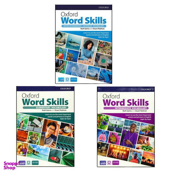 کتاب Oxford Word Skills 2nd اثر Ruth Gairns and Stuart Redman انتشارات OXFORD سه جلدی