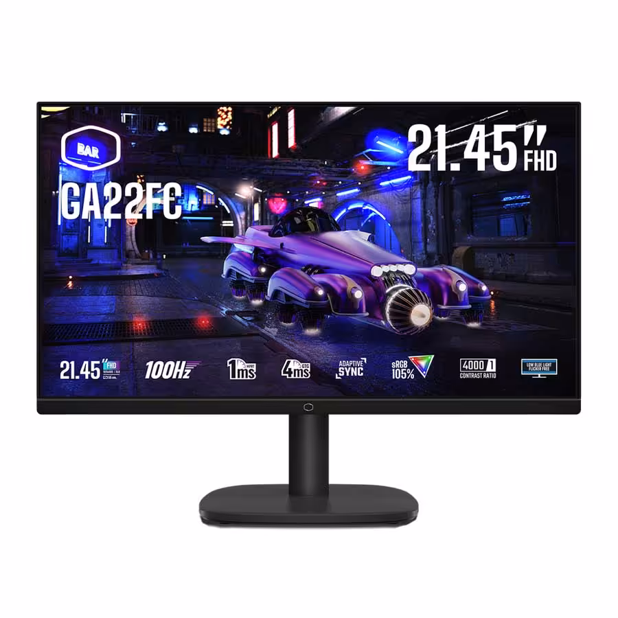 قیمت و خرید مانیتور گیمینگ 22 اینچ کولرمستر مدل GA22FC | یاس ارتباط