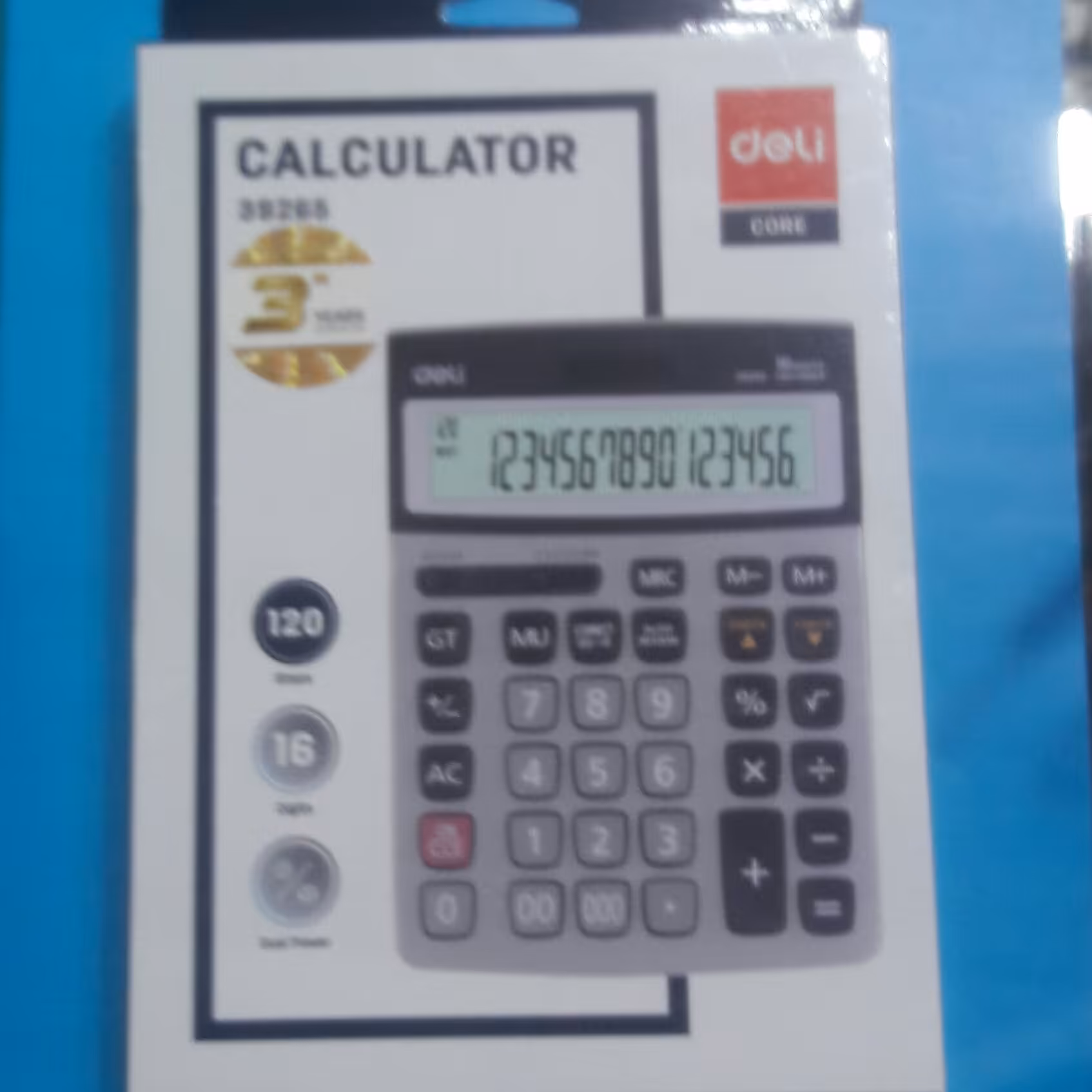 ماشین حساب دلی 39265(16رفم)خیام شمالی نوشت افزار پاکزادی 