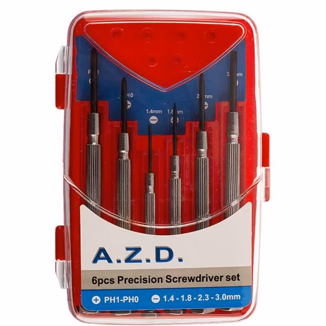 مجموعه 6 عددی پیچ گوشتی ساعتی ای زد دی AZD