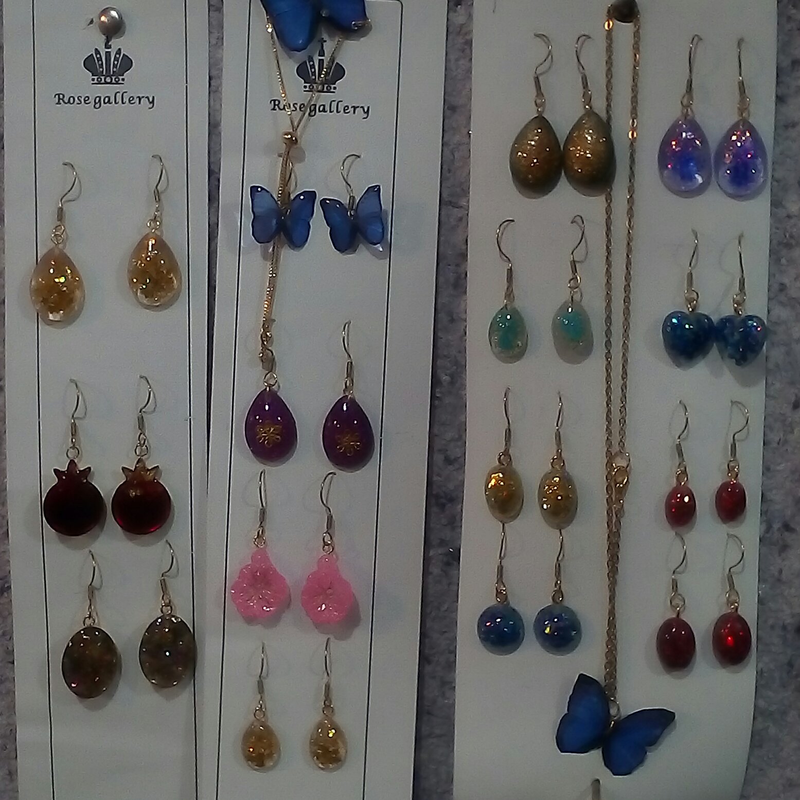 گوشواره رزینی