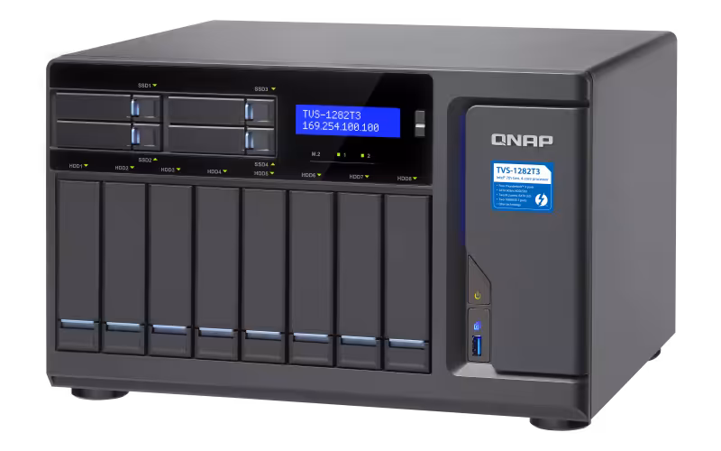 ذخیره ساز تحت شبکه کیونپ مدل TVS-1282T3-i5-16G بدون هارددیسک