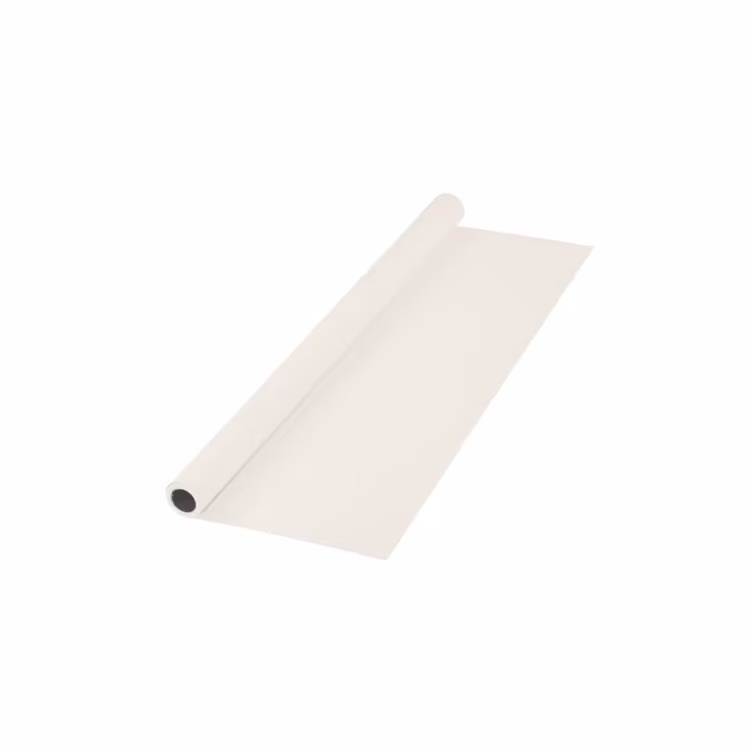 پرده سفید سایز 3x5 لوله پلاستیکی (فون شطرنجی)