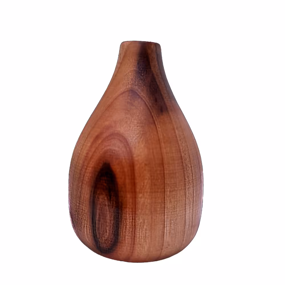 گلدان چوبی مدل هیوا (چوب روشن) 11cm 