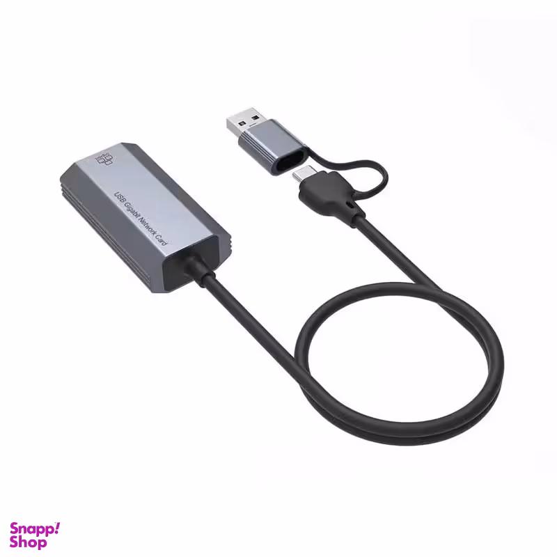 تبدیل USB 3.0/USB-C به Lan اونتن مدل UE101