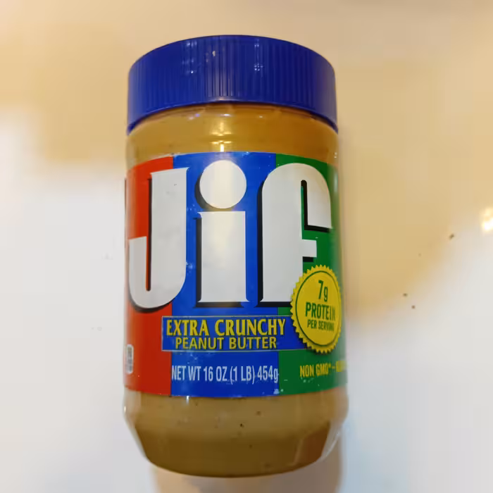 کره بادام زمینی جیف آبی کرانچی