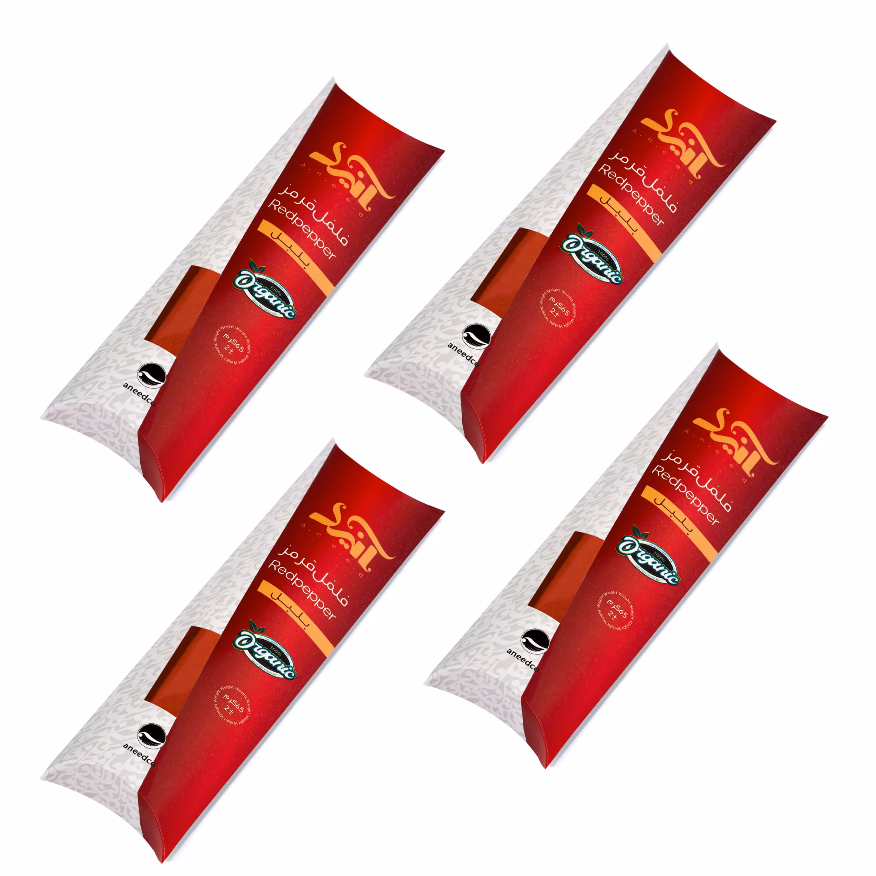 فلفل قرمز آنید حجم 260 گرم بسته چهار عددی