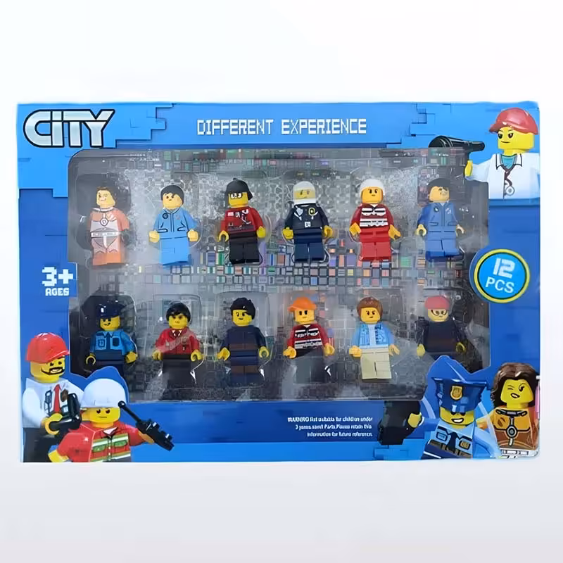 آدمک لگو کودک 12 عددی مدل مشاغل کد 22641