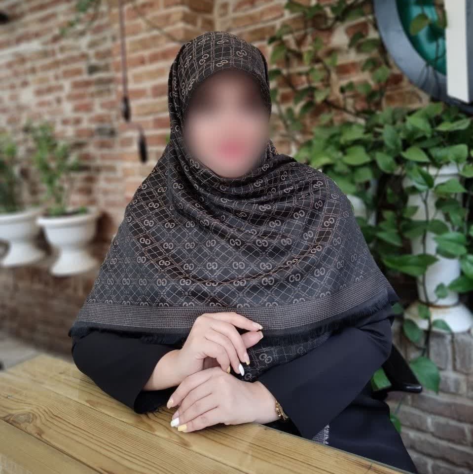 روسری نخ ابریشم ژاکارد دورو لمه دار ریشه پرزی کیفیت بی نظیر قواره 140 کد4