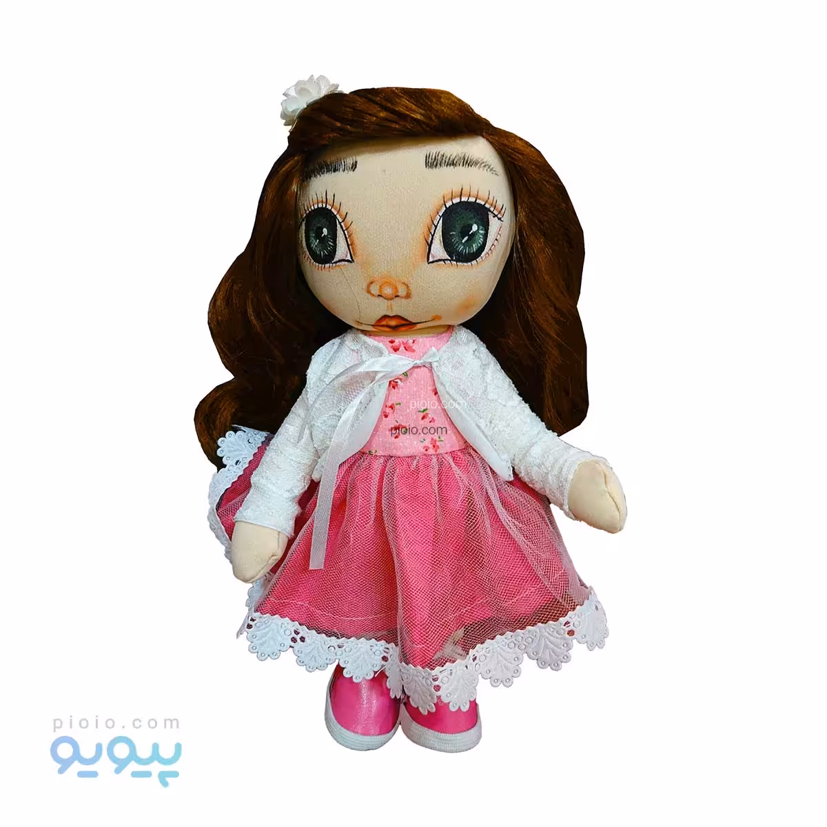 عروسک روسی دامن توری صورتی