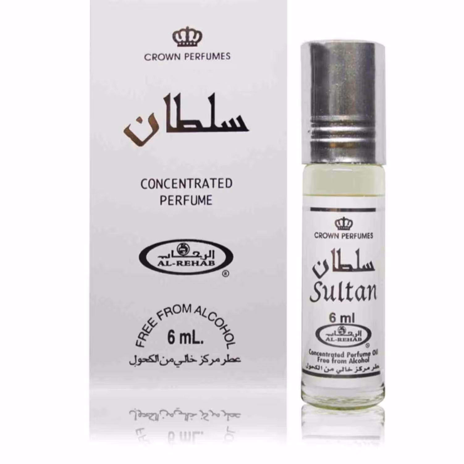 عطر  عربی سلطان برند الرحاب حجم 6 میل Al-Rehab Sultan