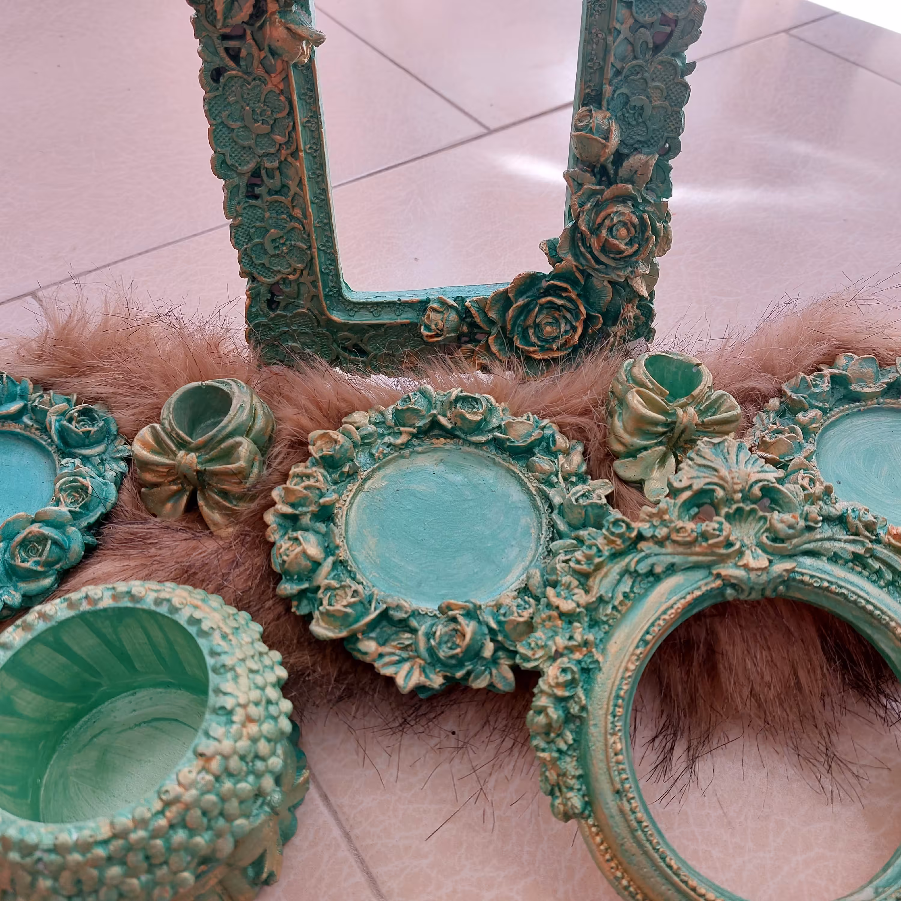 هفت سین رنگی،سنگ مصنوعی،بدن رنگ هم قابل سفارش است