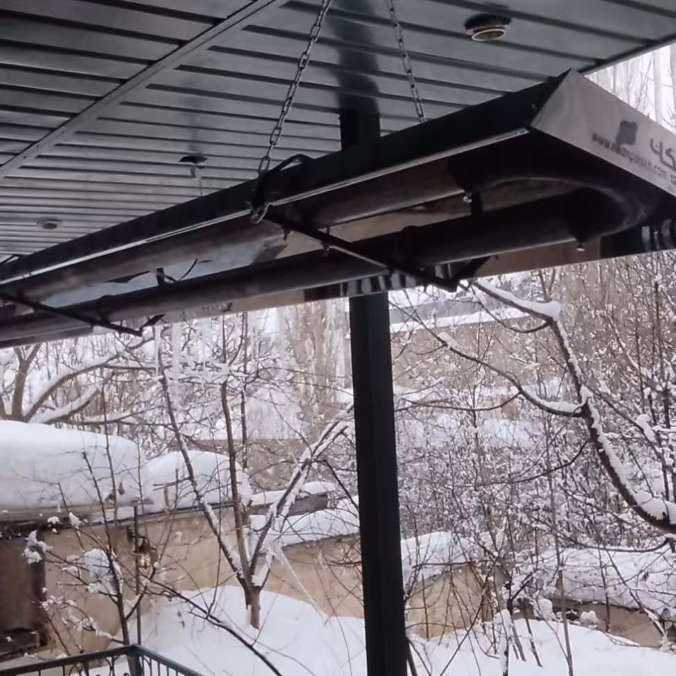 هیتر تابشی  لوله ای 50 هزار کیلو کالری 6 متری