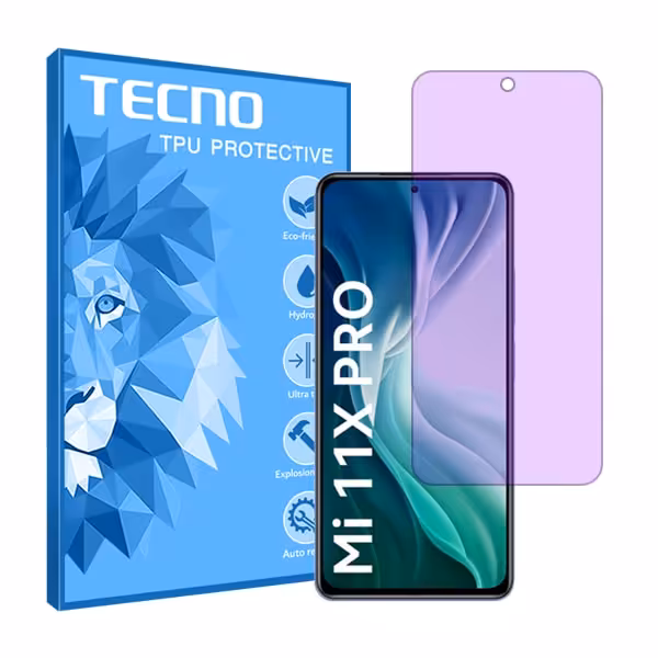 گلس شیائومی Mi 11X Pro مدل هیدروژلی آنتی پرپل برند تکنو کد S