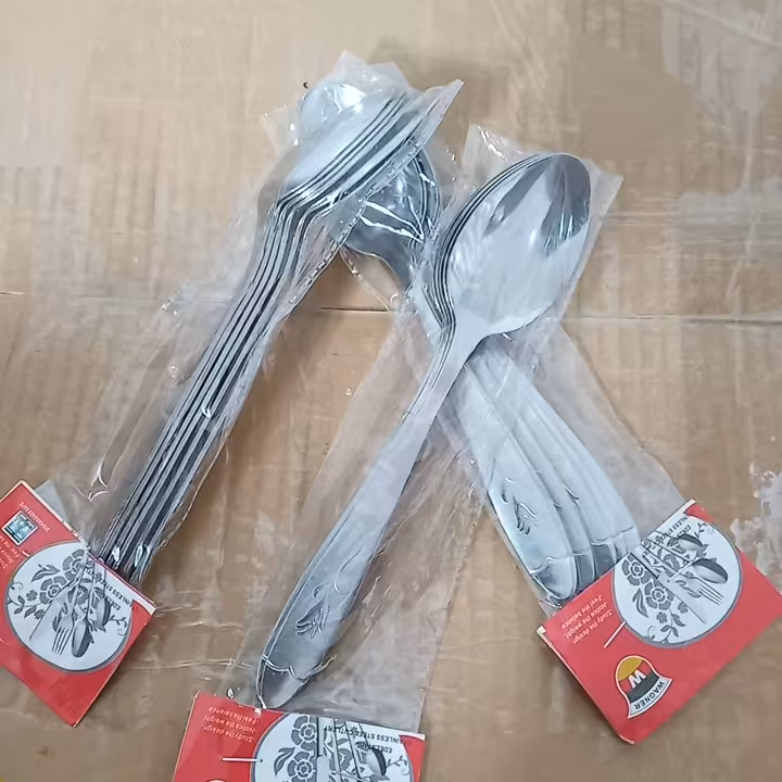  قاشق غذا خوری طرح میخک             