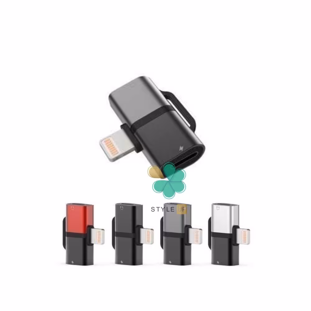 تبدیل صدا و شارژ لایتنینگ WiWU ST02 Gemini Lightning Converter