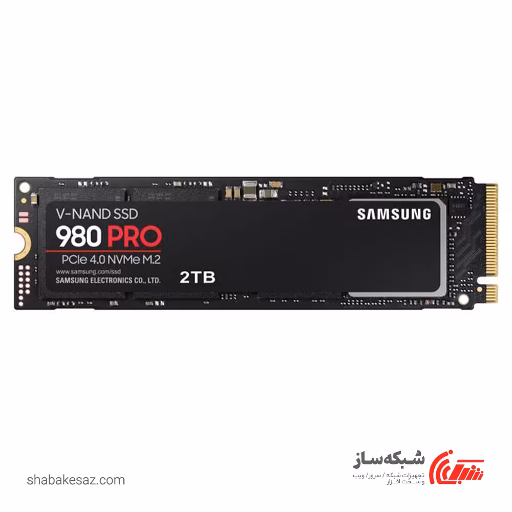 قیمت و خرید حافظه SSD اینترنال سامسونگ samsung 980 PRO M.2 NVMe ظرفیت 2TB - شبکه ساز