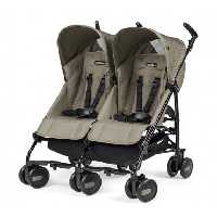 کالسکه دوقلو رنگ بژ پگ پرگو Peg-Perego Pliko Mini Twin