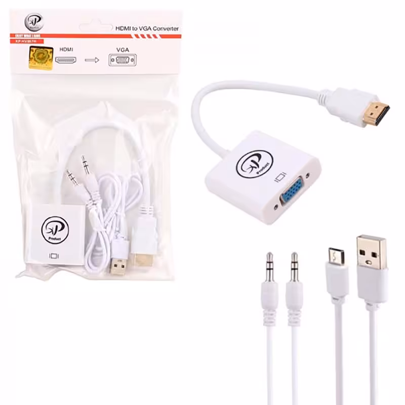 تبدیل HDMI To VGA   Audio  Power ایکس پی XP-HV867
