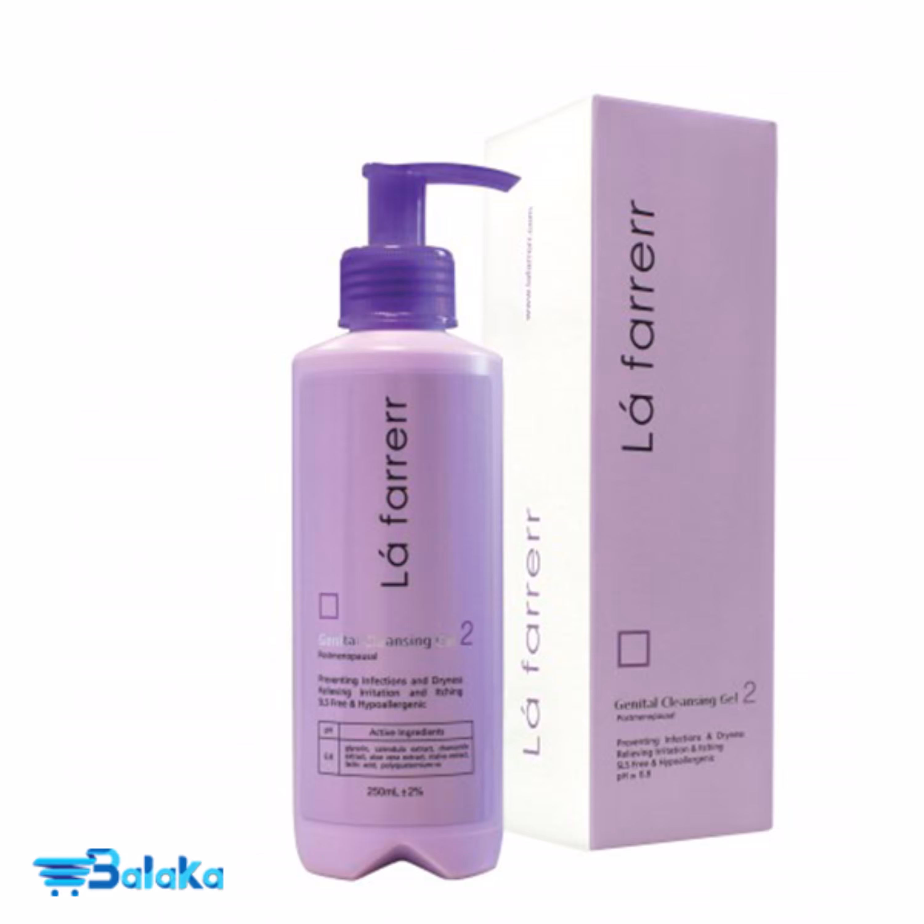 ژل بهداشتی بانوان مناسب برای دوران یائسگی لافارر حجم 250 میل