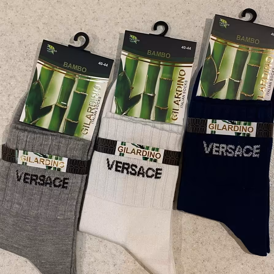 جوراب نیم ساق طرح ورساچه