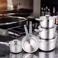 سرویس قابلمه استیل 10 پارچه پارلا هوم Parla Home