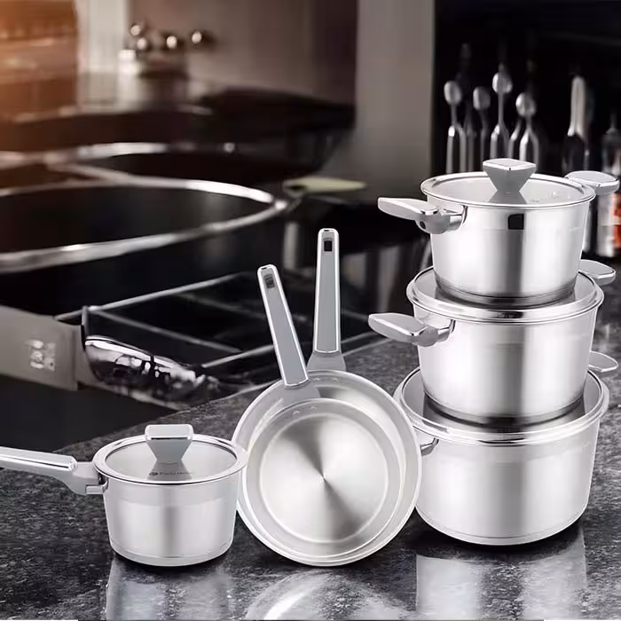 سرویس قابلمه استیل 10 پارچه پارلا هوم Parla Home